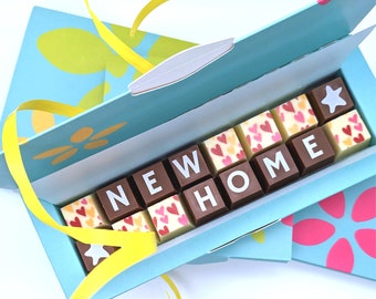 Good Luck in Your NEW HOME Chocolate gift - You've Moved - Well Done Chocolates - Welcome