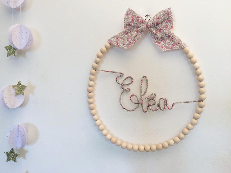 Prénom Boules de Bois Liberty Eloise