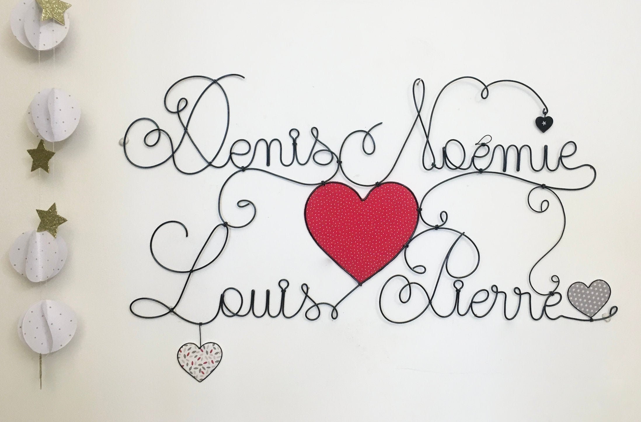 Prénom Fil de Fer Famille