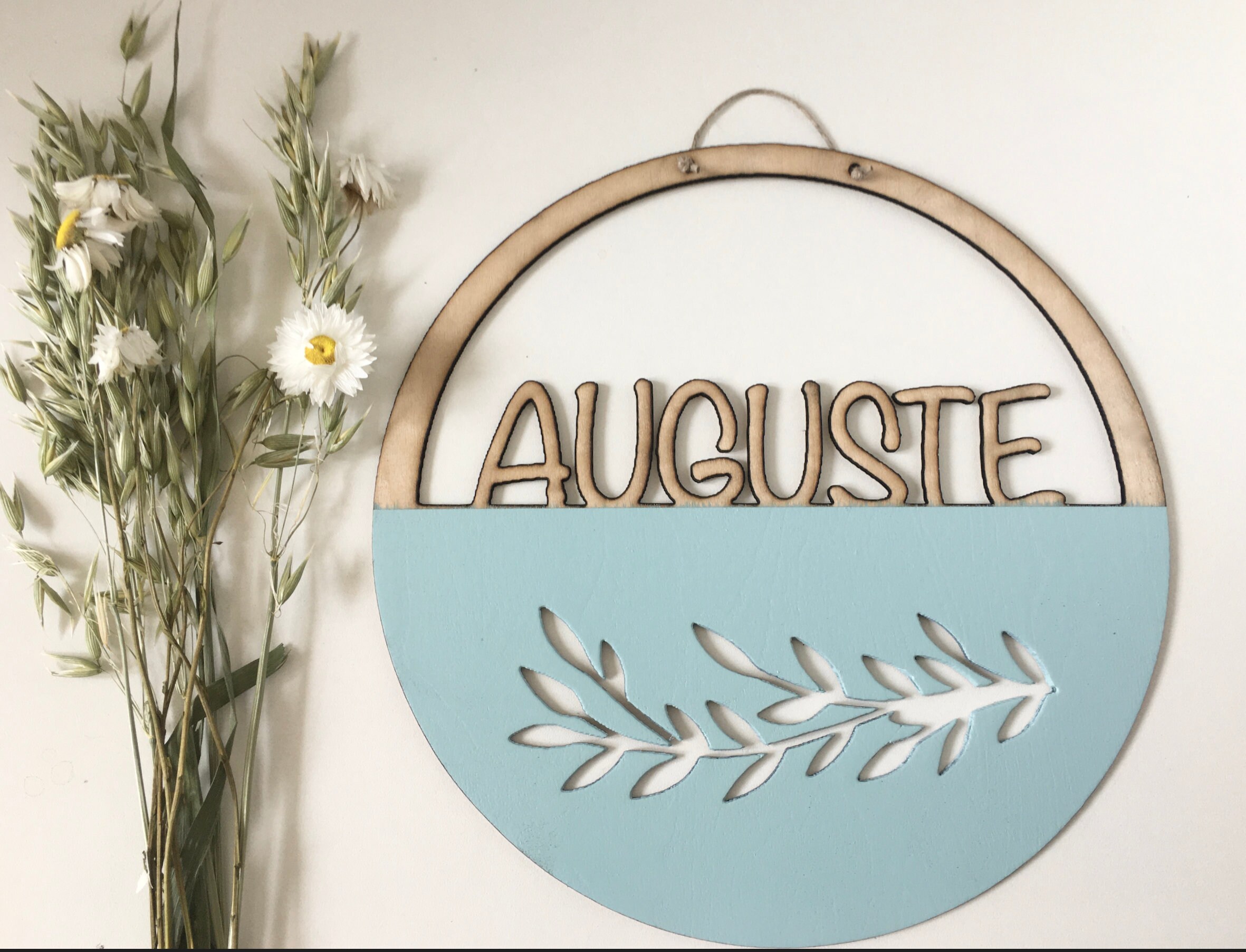 Prénom Bois Feuilles d'eucalyptus