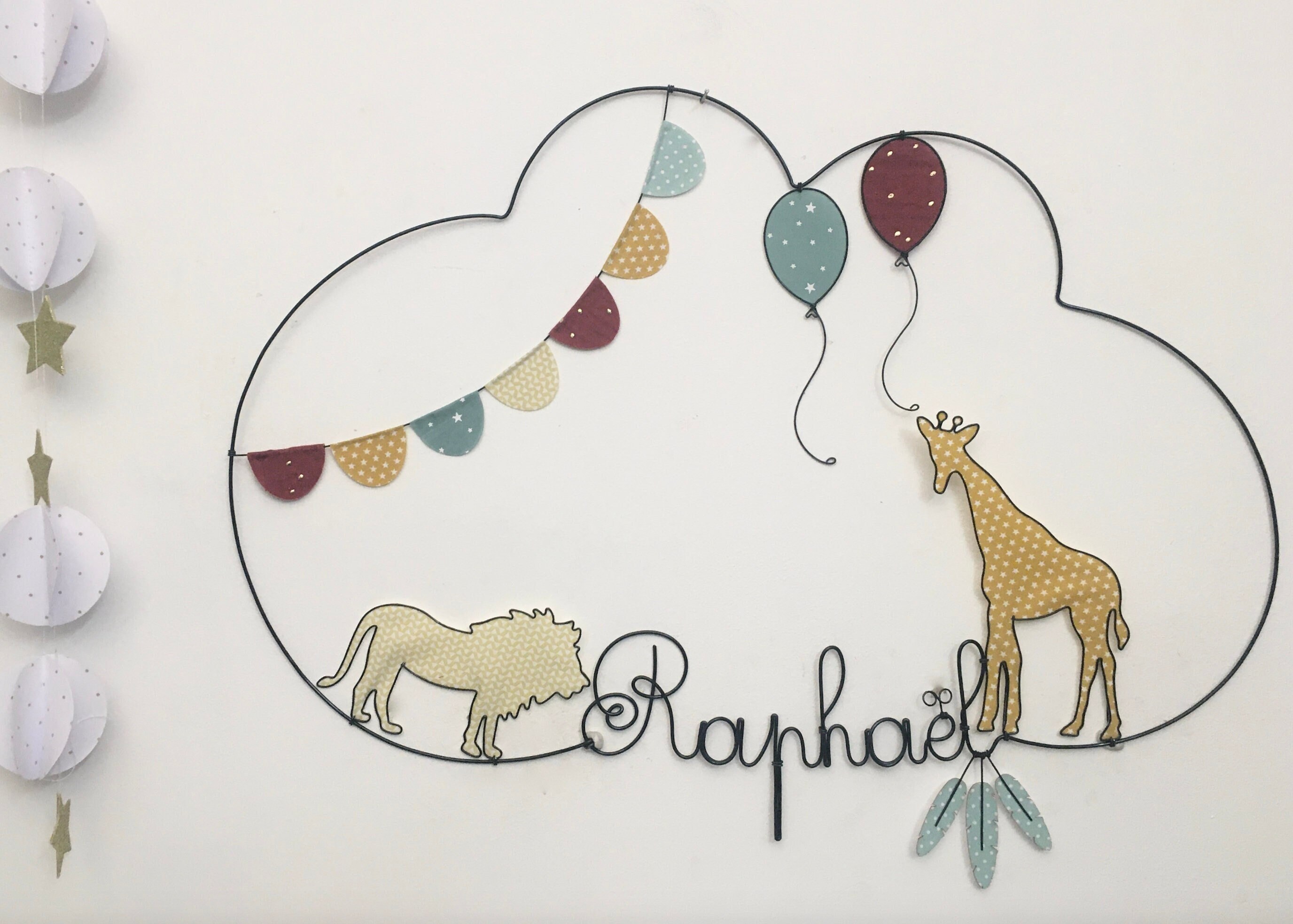 Prénom Fil de Fer Jungle