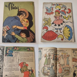 Vintage-Magazin für Mädchen. 50. Mode. Tipps. Geschichten. Comics. Werbung. Fotografien. Mis Chicas 383