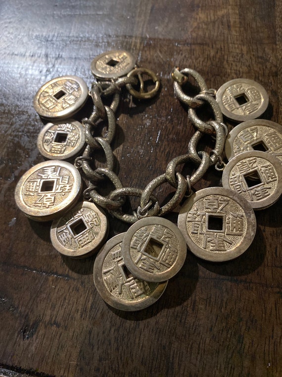 Napier Asian Charm Bracelet Splendid Coin Bracelet