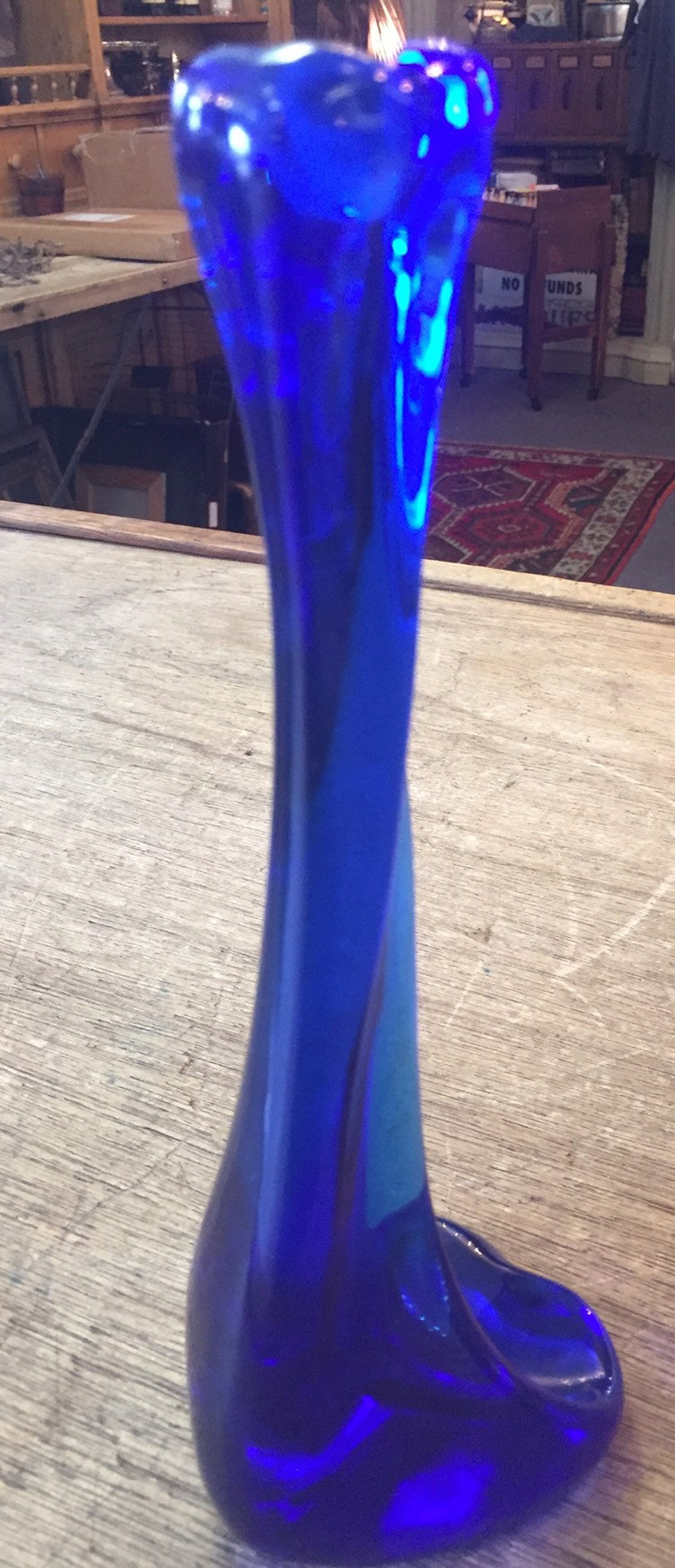 Stunning TIFFANY & CO. Cobalt Blue Bud Vase Candle Holder Etsy