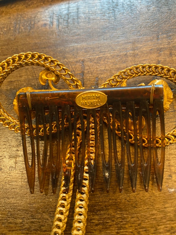 Vintage Miriam Haskell Bow Knot Hair Comb - Etsy Denmark display picture 2