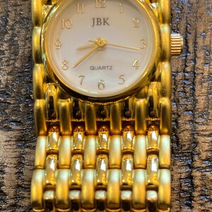 Camrose & Kross JBK Jacqueline Kennedy SEKIO Crystal Quartz Watch Gold Tone CAMROSE KROSS JBK JACKIE KENNEDY GOLD TONE CRYSTAL QUARTZ  main image 3