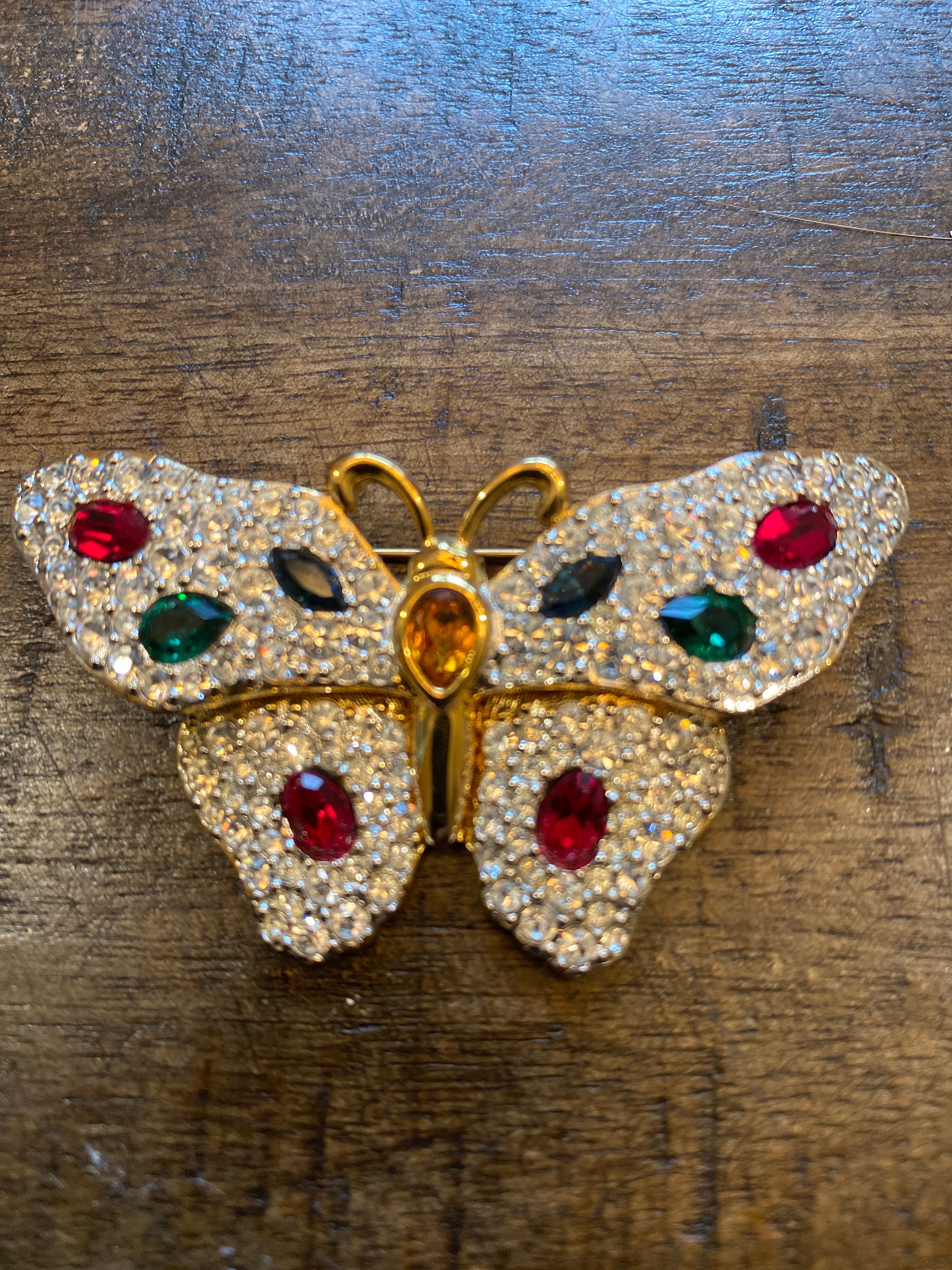 Swarovski Pin Butterfly - Etsy