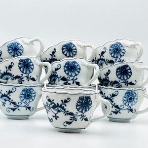 Meissen  Blue Onion 8 Vintage Coffee / Tea Cup. The Price is For one Cup
