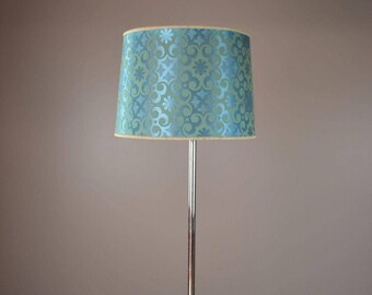 Retro Standard Lamp & Large 1960's Shade