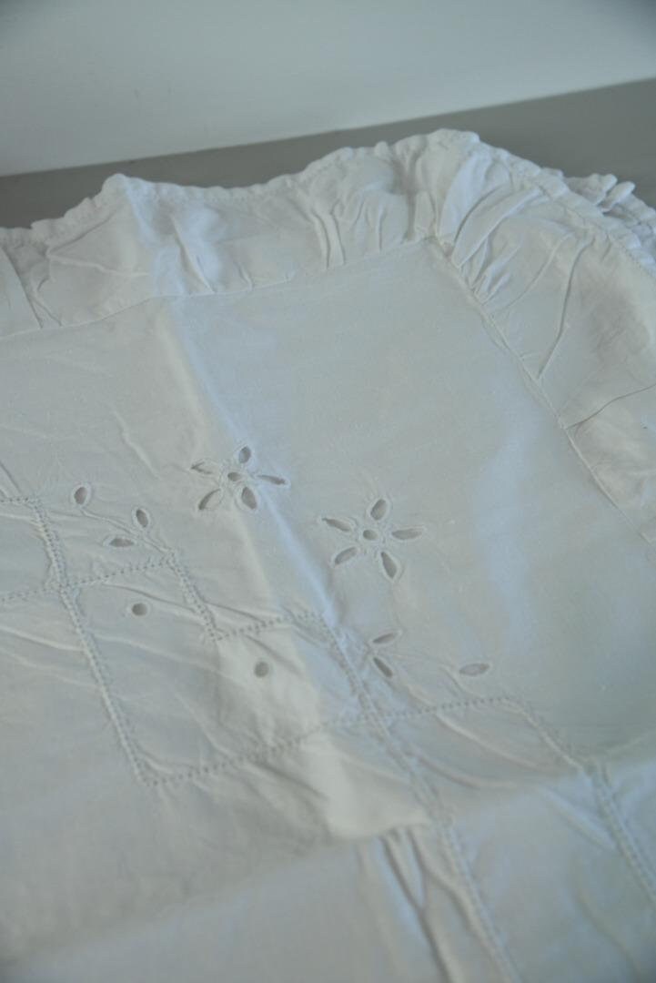 Pair Large White Broderie Anglaise Pillow Case - Etsy UK