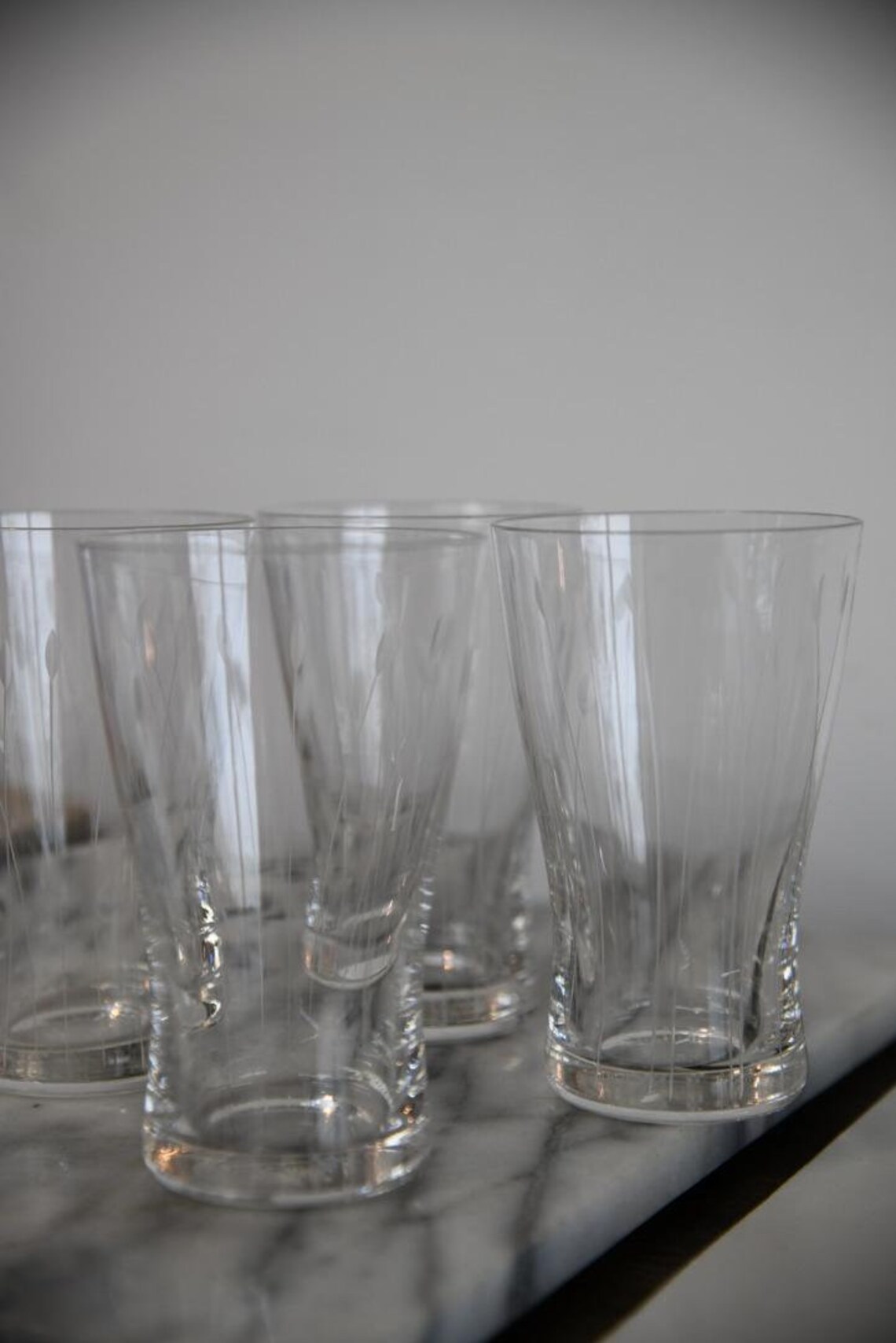 Vintage Water Jug & Glasses Etsy