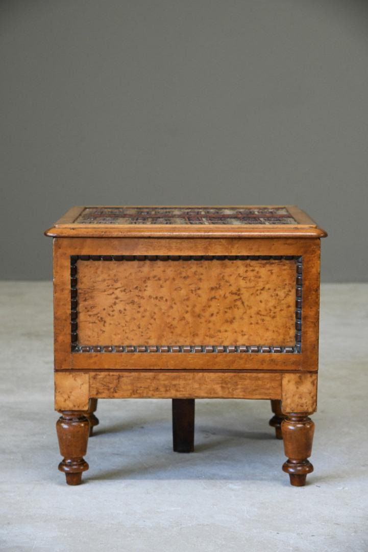 Victorian Birds Eye Maple Step Commode Footstool Storage Box Etsy UK