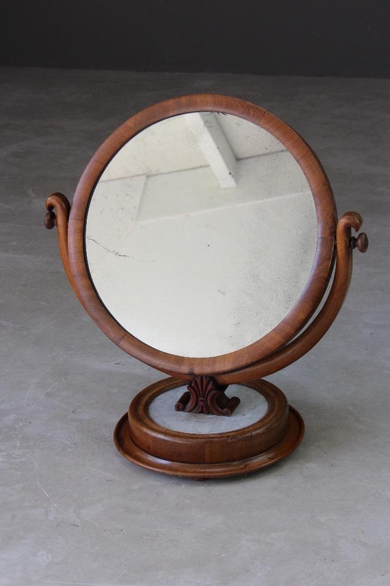 Marble Mahogany Round Dressing Table Mirror Mahogany Round Dressing Table Mirror