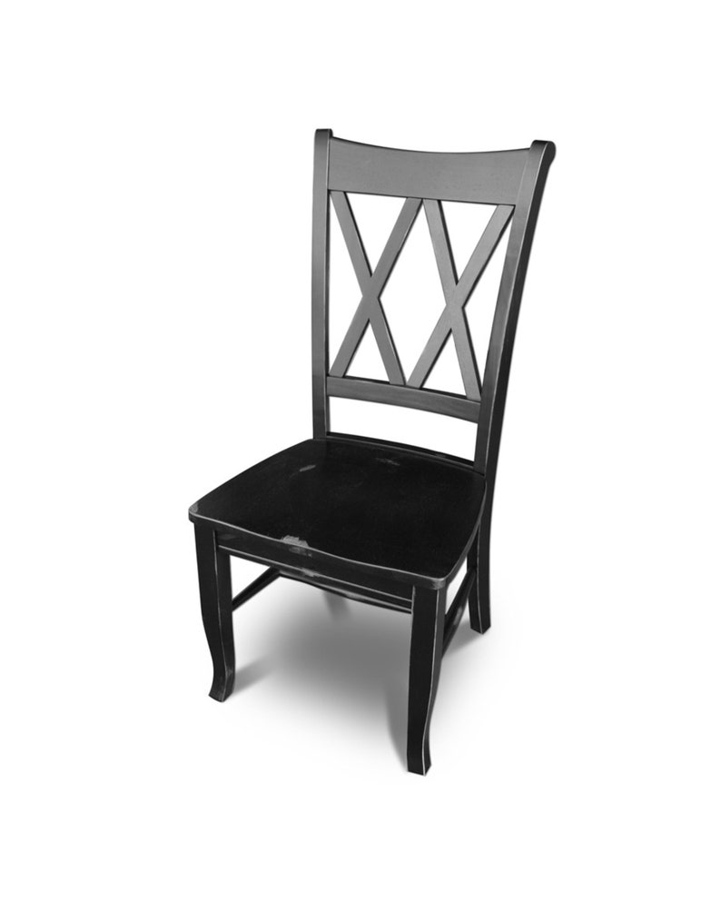 Dining Chair Double X Dining Chair Farmhouse Chair X Etsy