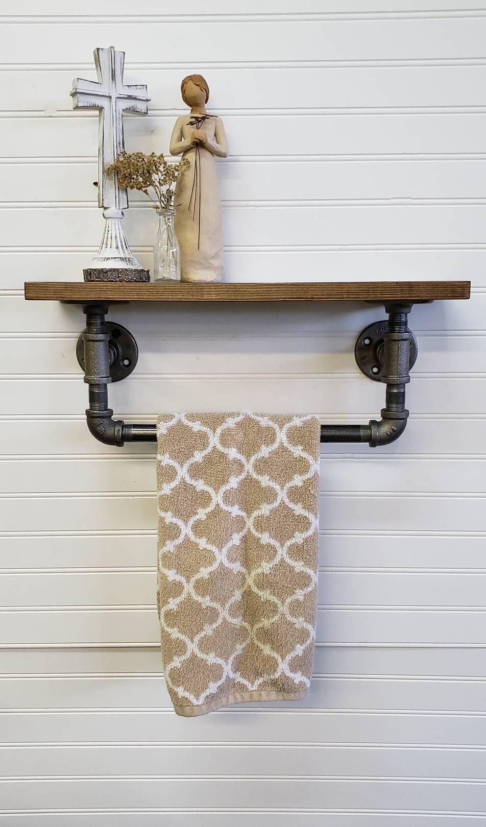 Towel Rack With Shelf