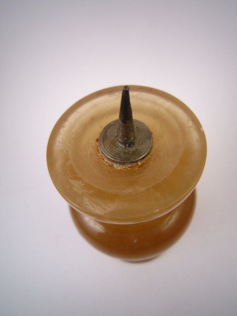 Onyx Candle Holder Vintage Yellow Onyx Russian Hand Carved Etsy