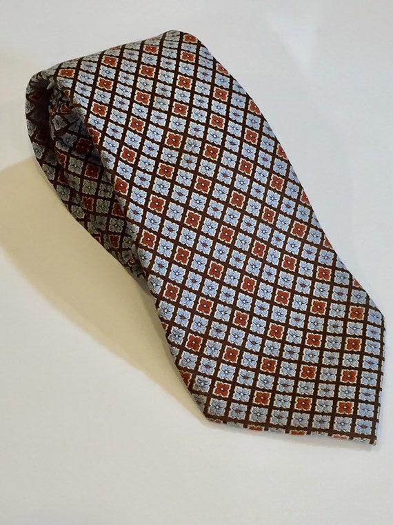 Burma Bibas luxury tie vintage geometric pattern b