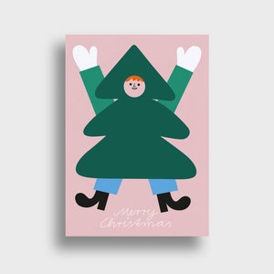 Abete di buon Natale - cartolina, DIN A6