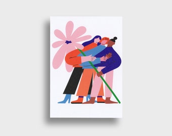 Happy Together — Postcard, DIN A6