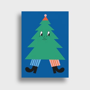 Weihnachtsbaum — Postkarte, DIN A6