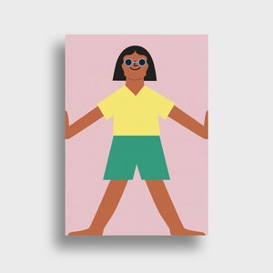 Crianças Felizes Laura — Cartão Postal