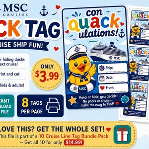MSC Cruise Duck Tags Direct downloaden