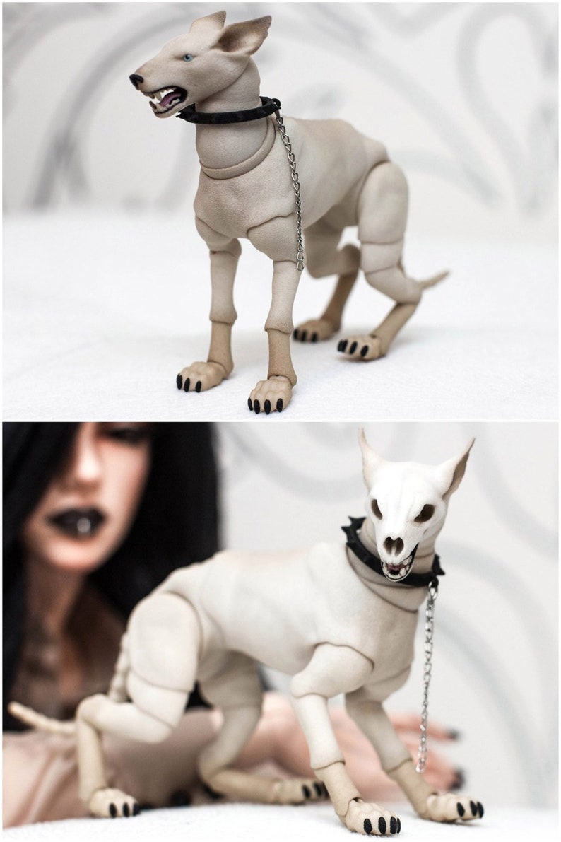 To Order Bjd Dog 7 Or 9 Cm Ball Jointed Has From 1 5 Image 0