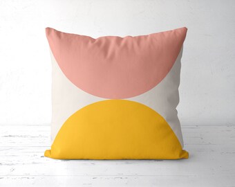 photo Pink And Yellow Pillows pink yellow pillow etsy