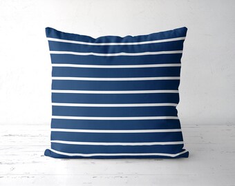 Nautical pillow. Nautical decor. Navy Nautical pillow. Nautical decor. Navy