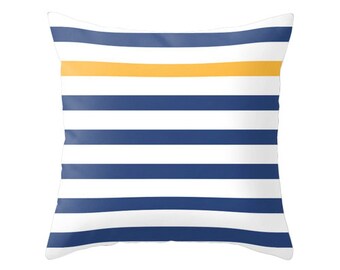 Nautical pillow. Nautical decor. Navy Nautical pillow. Nautical decor. Navy