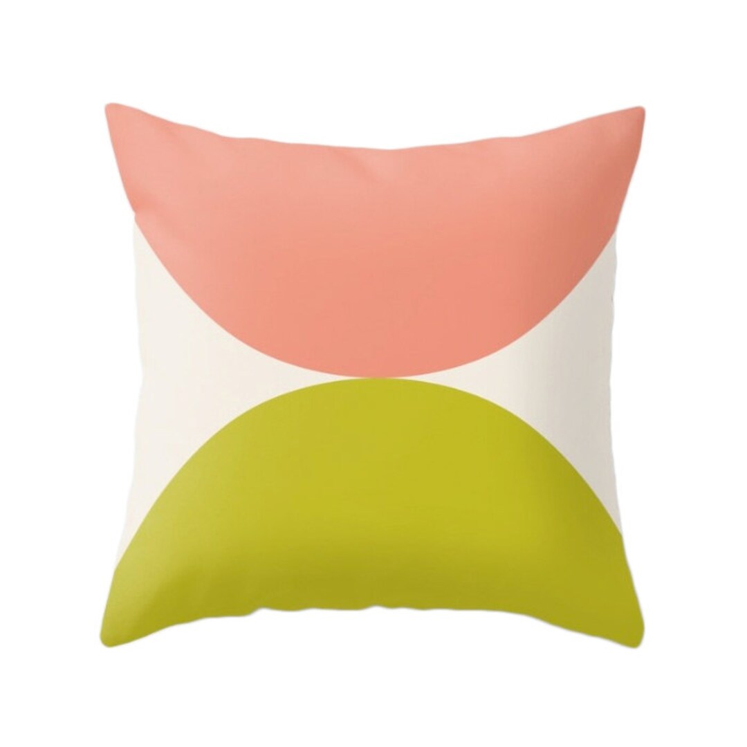 Two Circles. Nordic Pillow Nordic Cushion Midcentury Cushion Etsy