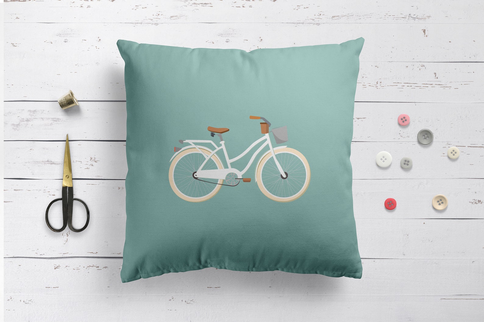 Bike Cushion Cover. Bike pillow Nursery cushion Nursery pillow Etsy