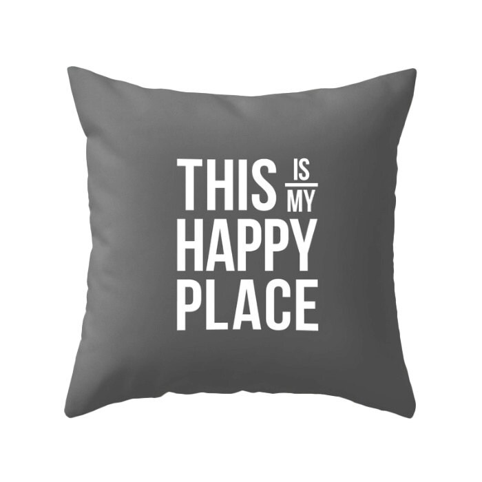 This is My Happy Place Throw Pillow This is My Happy Place Etsy