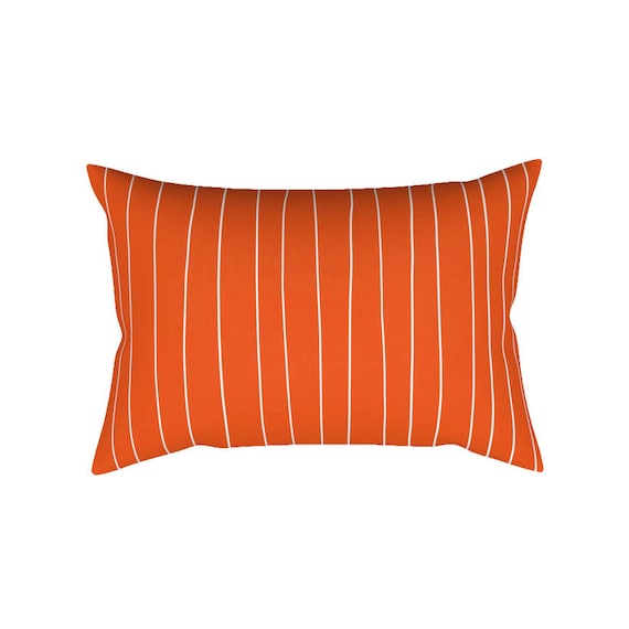 Burnt Orange lumbar pillow INSERT Burnt Orange Layered Fringe Pillow