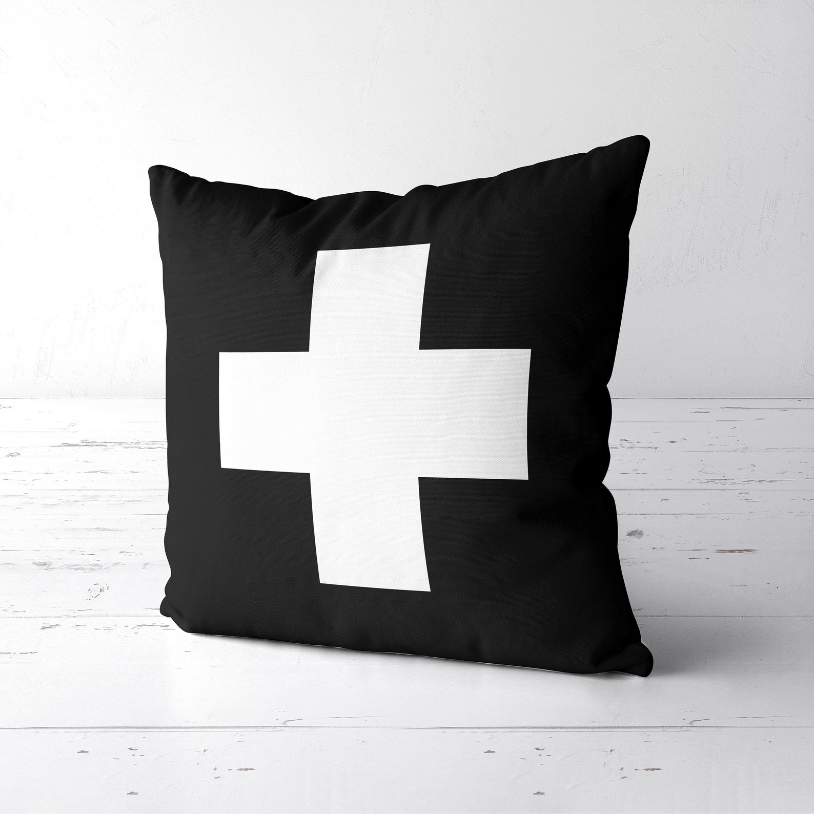 - Swiss Heritage Cross Pillow