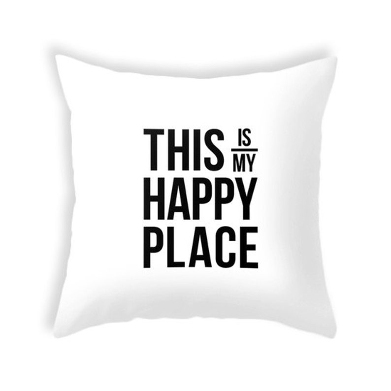 This is My Happy Place Throw Pillow This is My Happy Place Etsy