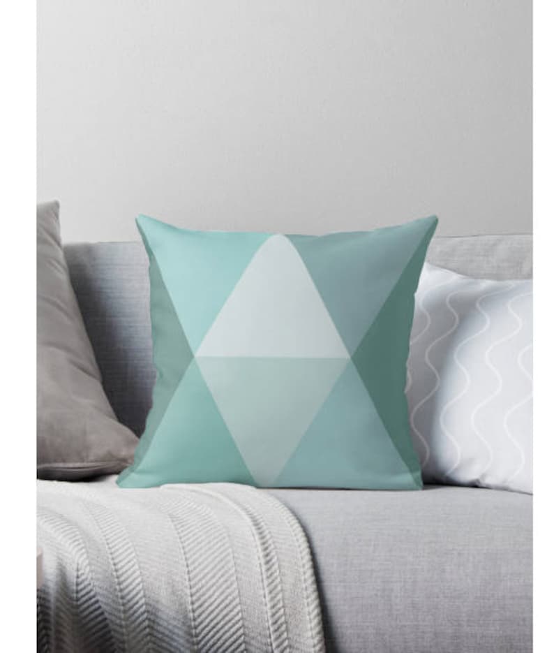 Geometric throw pillow Midcentury pillow nordic cushion Etsy