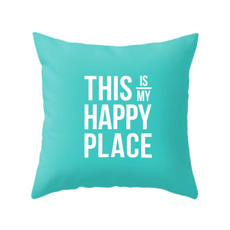 This is My Happy Place Throw Pillow This is My Happy Place Etsy Canada