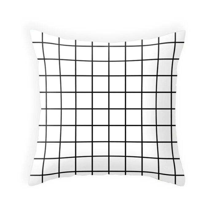 Grid Pillow Grid Cushion Grid Decor Geometric Pillow Geometric Etsy