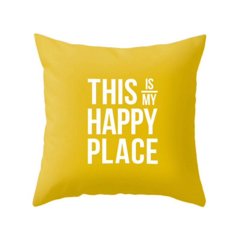 This is My Happy Place Throw Pillow This is My Happy Place Etsy