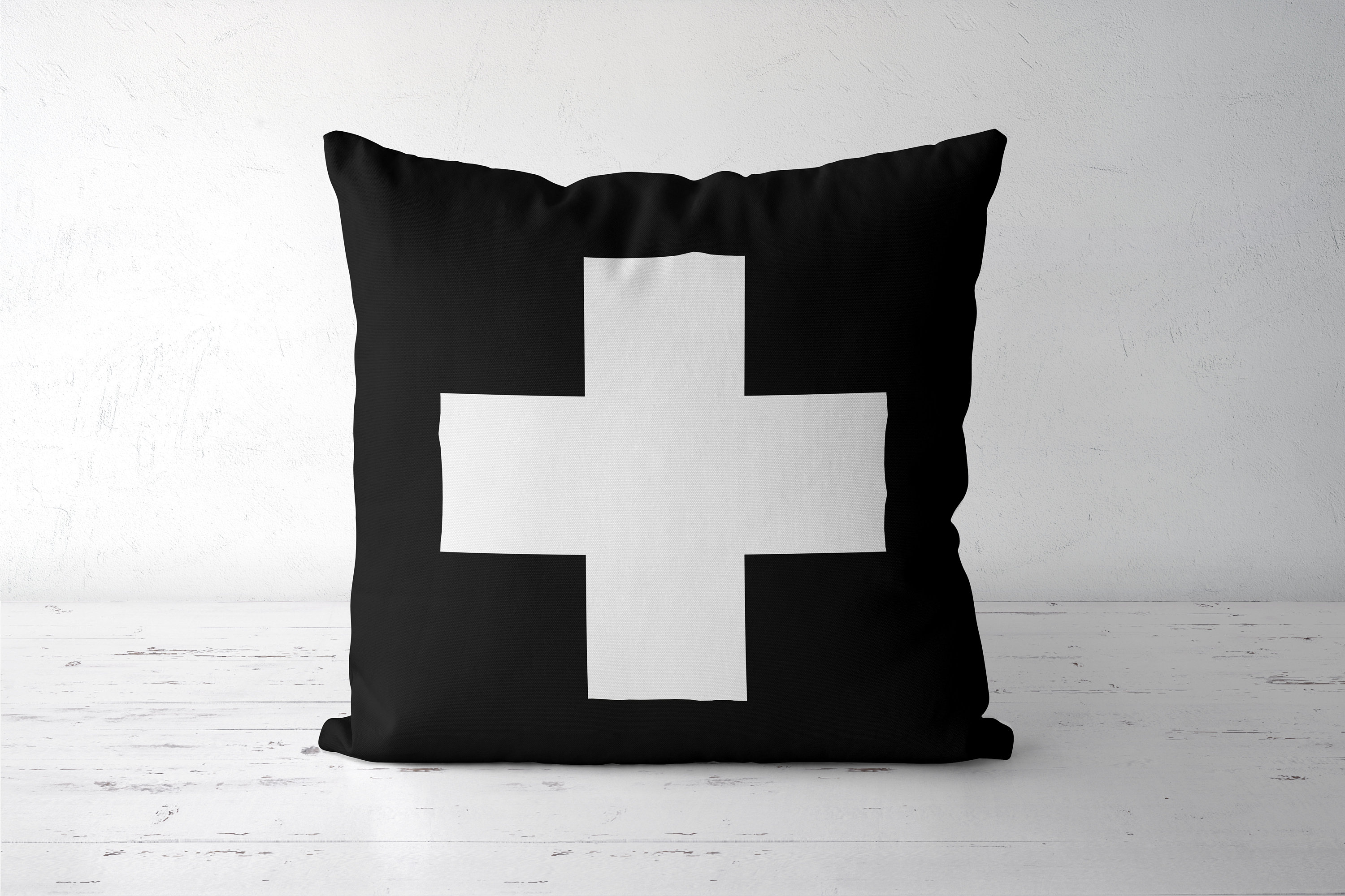 - Swiss Cross Decorative Pillow