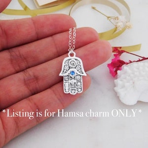 Silver Hamsa Charm