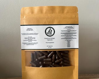 Cápsulas 100% Shilajit