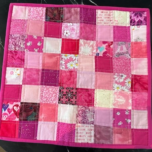 Pink  shades of fabric-dish drying mat