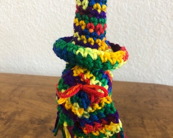 Crochet Tabasco Bottle – Serape Poncho, Sombrero. ohhhh lay!