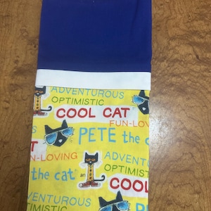 Pete the Cat child/toddler/travel pillowcase