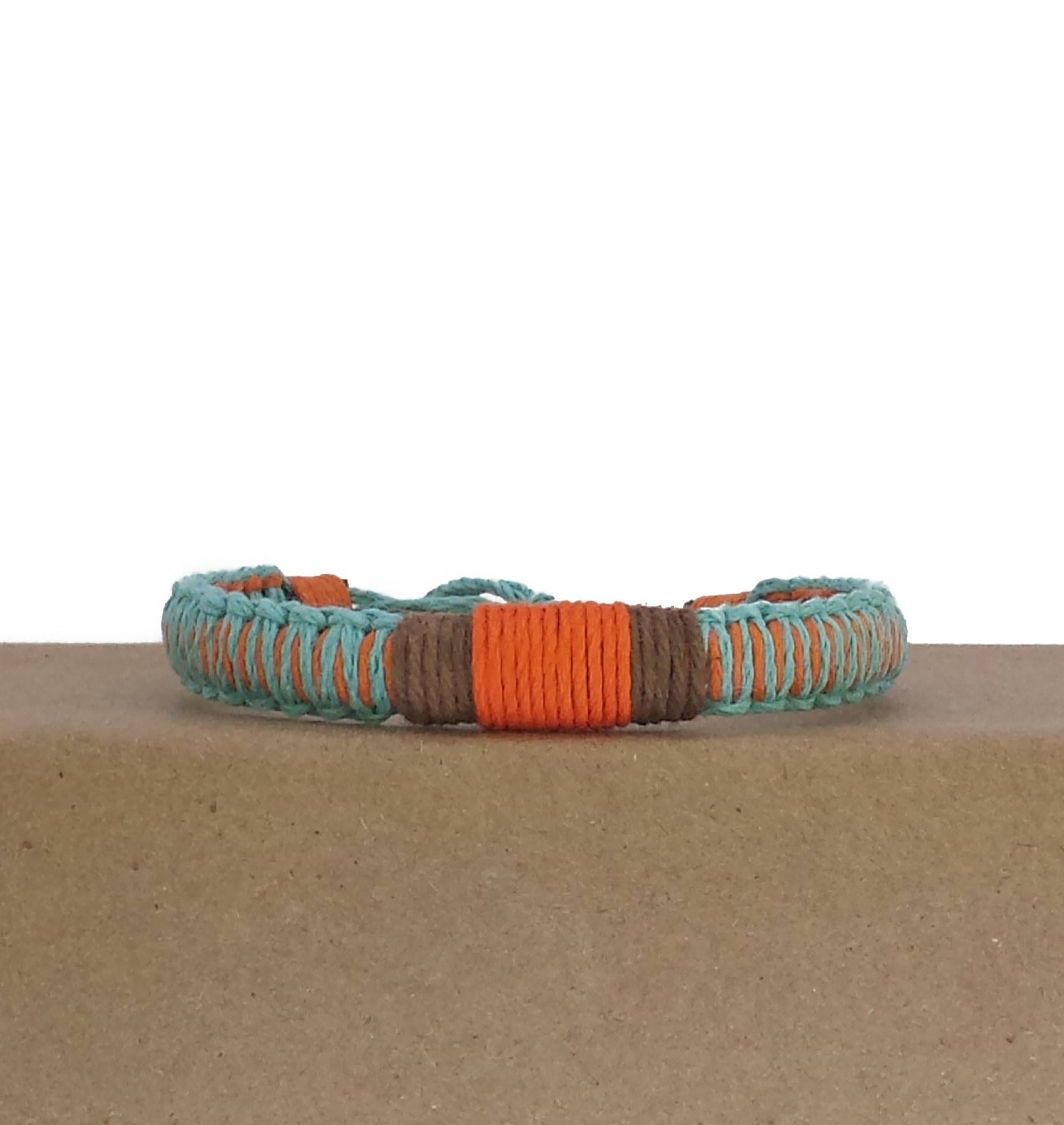 Handmade bracelet / orange bracelets for men / casual bracelet Etsy
