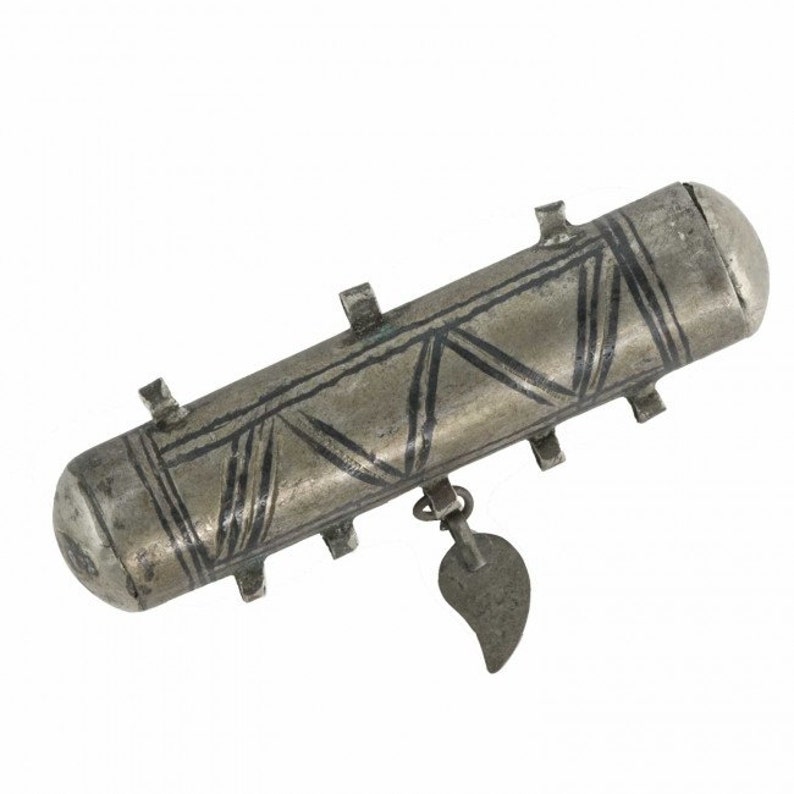 Antique Ottoman Silver Niello Islamic Prayer Box Amulet. Etsy