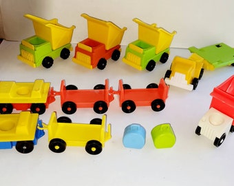 Fisher Price - Little People Construction Vehicles, Tractors, Airport items, and Animals