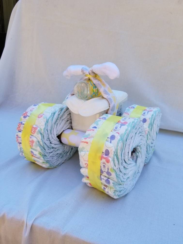Diaper Cake Quad Etsy